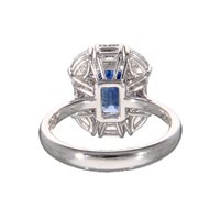 Vicenza - Piazzetta Palladio 2 - Anello Crivelli Donna ZAFFIRO in Oro bianco Zaffiro 2.53 Ct 326-AN-547 ZF - 326-AN-547 ZF